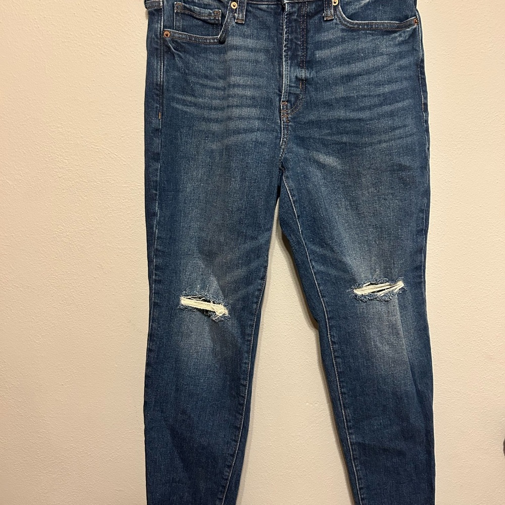 Old Navy O.G. Straight High Rise Jeans - Dark Blue